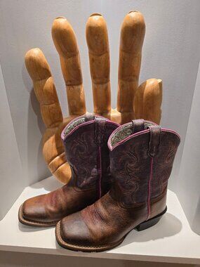 Majesty Western Boots leather, childrens 3D